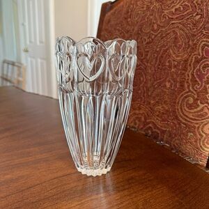 Vintage Fifth Avenue Crystal "Sweetheart" or "Cherish" 7.5” Lead Crystal Vase